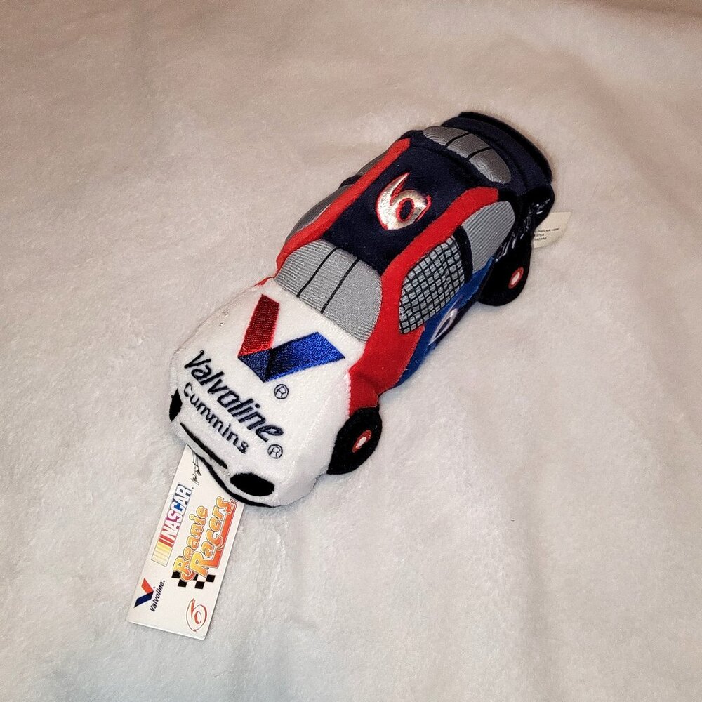 Vintage 1998 Nascar Beanie Racer Mark Martin #6 Plush